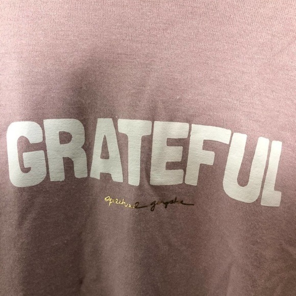 NWT Spiritual Gangster Grateful pink sweatshirt - Picture 4 of 8
